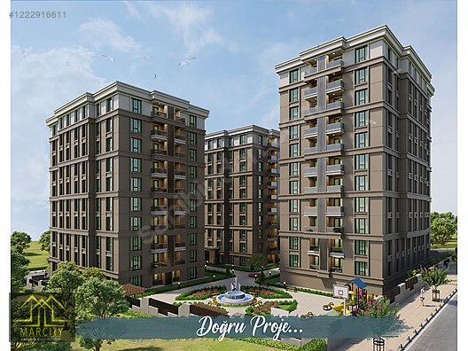 Marcity, B.Evler Kocasinan, 3+1 109m2, Site İçi Güvenlik, Peyzaj